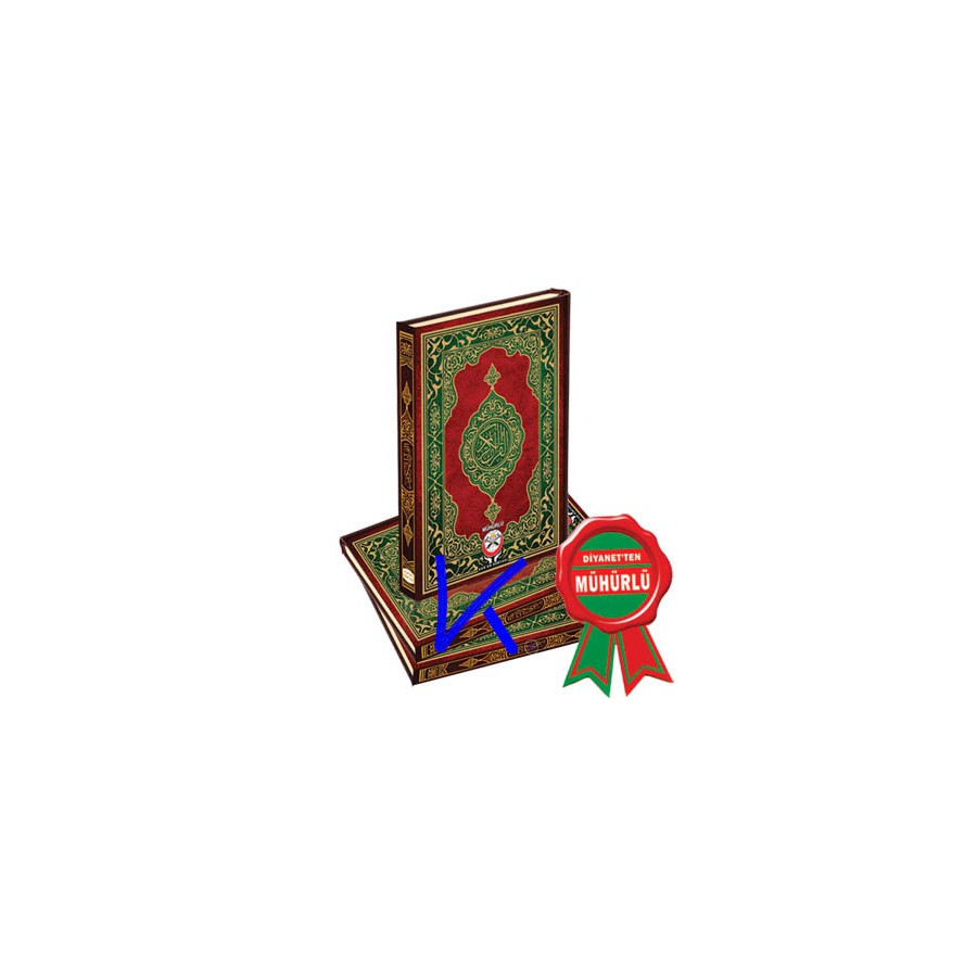Kur'an-ı Kerim, bilgisayar hatlı, diyanet mühürlü - camii boy - Kur'an Dünyası