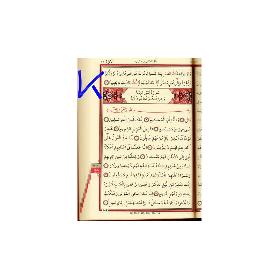 Kur'an-ı Kerim, bilgisayar hatlı, diyanet mühürlü - camii boy - Kur'an Dünyası