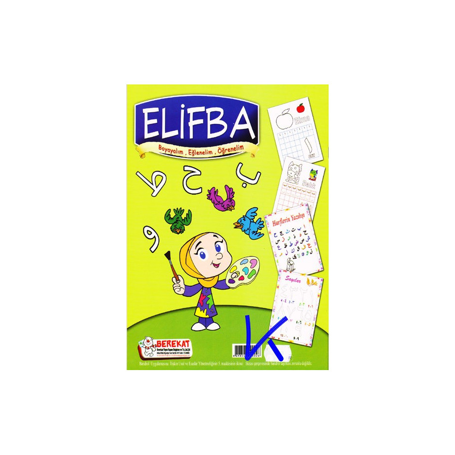 Elifba - Boyayalım, Eğlenelim, Öğrenelim - Berekat