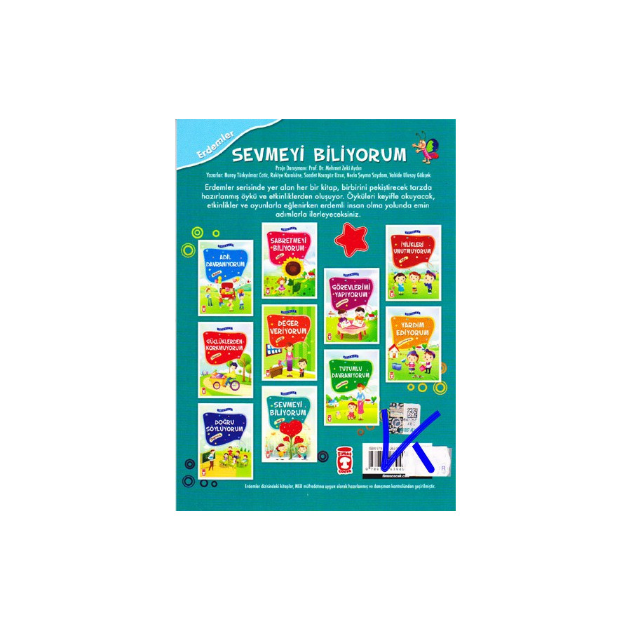 Erdemler Dizisi 10 kitap set - Hikayeli, öykülü, eğitici, etkinlikli, oyunlu, resimli﻿