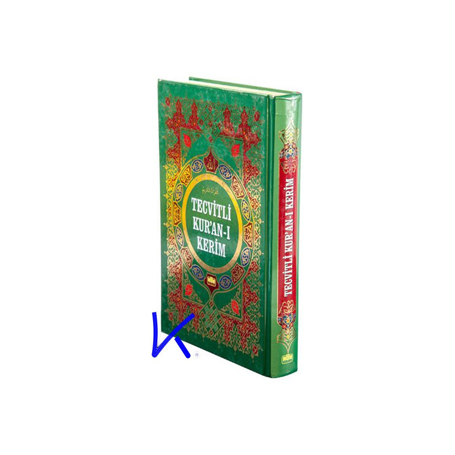 Tecvidli Renkli Kuranı Kerim + Tecvid Kitabı + Tecvid Öğreniyorum VCD HEDIYELI﻿ - orta boy - nuh