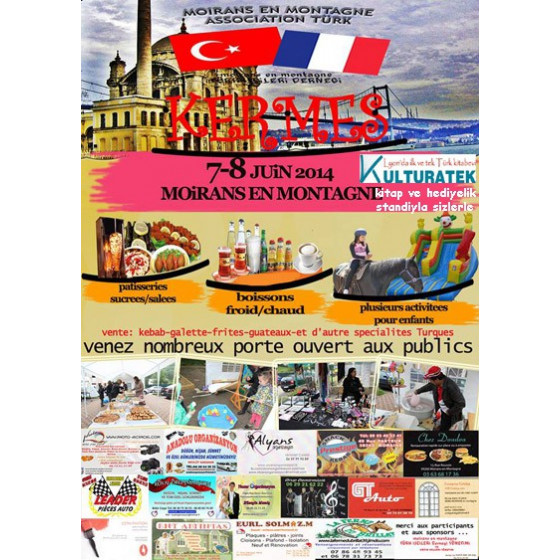07-08 haziran Moirans kermesinde kitap ve hediyelik standıyla sizlerle...