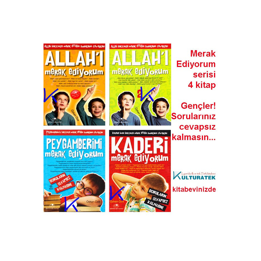Merak Ediyorum serisi 4 kitap set - Özkan Öze