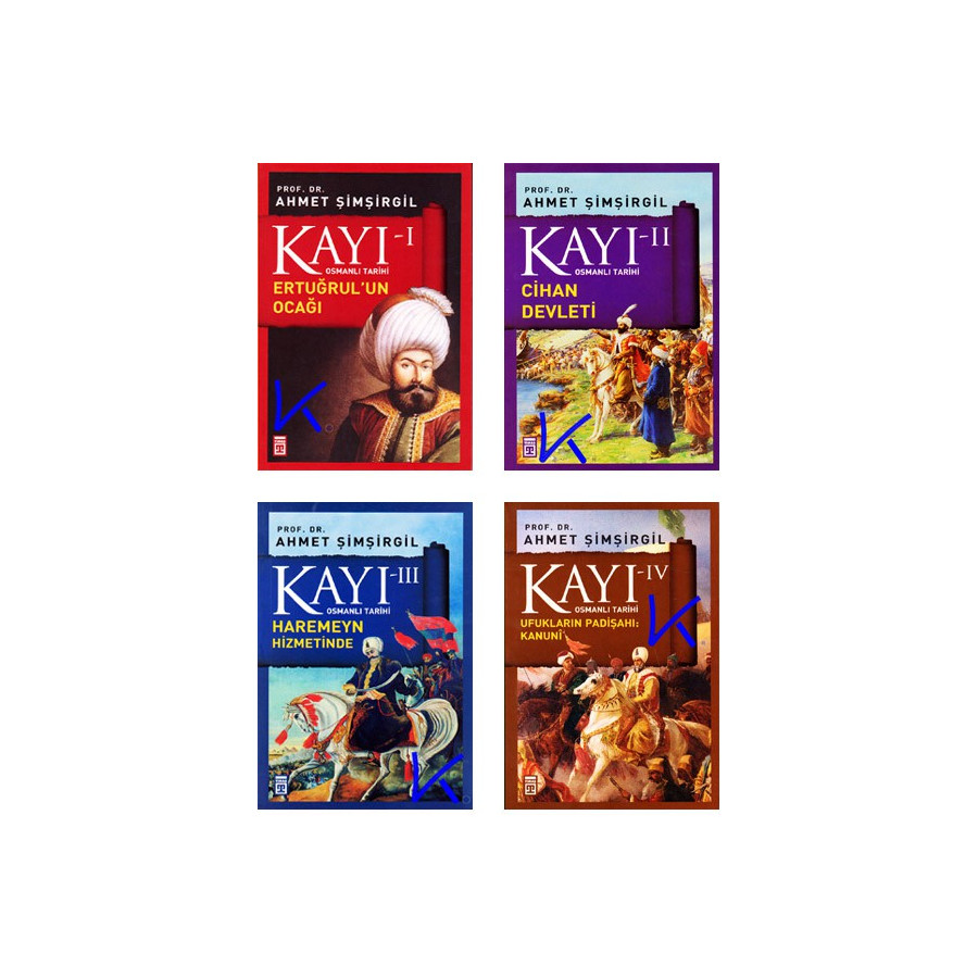 Kayı 1-2-3-4 - Osmanlı Tarihi - 4 kitap set - Ahmet Şimşirgil, pr dr