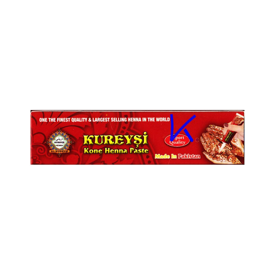 Hazır Kırmızı Kına kutulu tüp - Henné en Tube