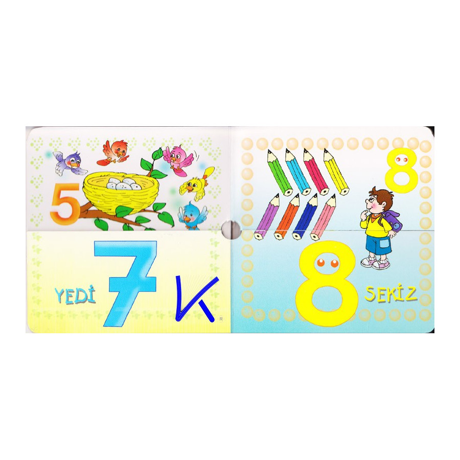 Sayılar - Ilk Bilgilerim Serisi 2 - Sert karton kitap