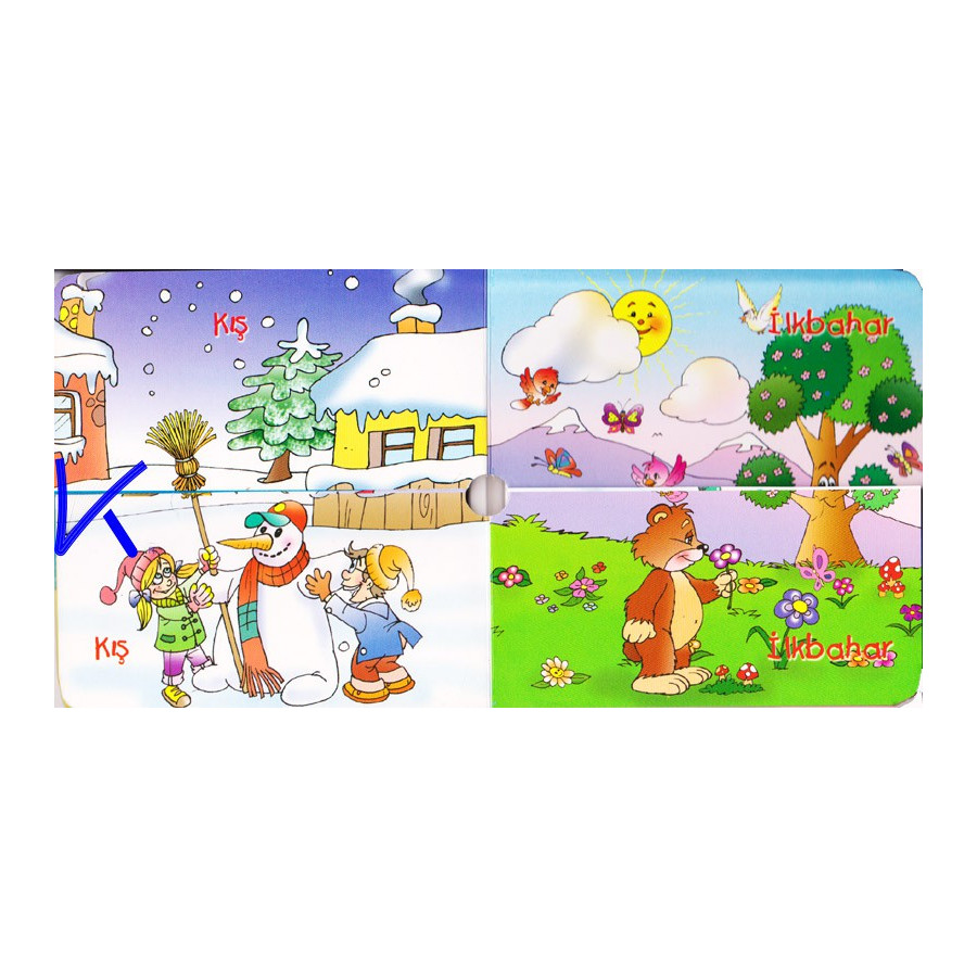 Mevsimler - Ilk Bilgilerim Serisi 3 - Sert karton kitap