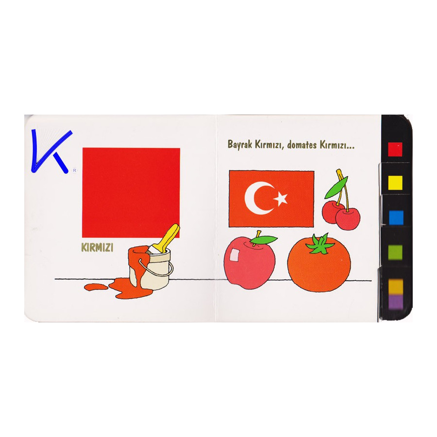 Renkleri Tanıyalım - Sert karton kitap - Jülide Güreli