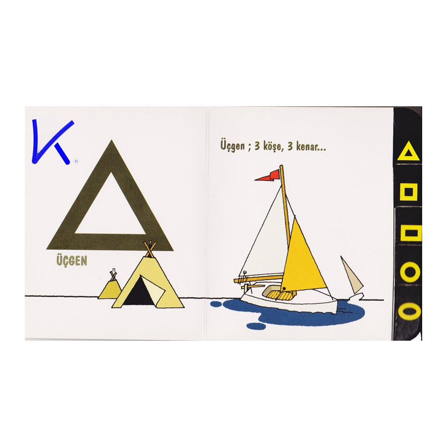 Şekilleri Tanıyalım - Sert karton kitap - Jülide Güreli