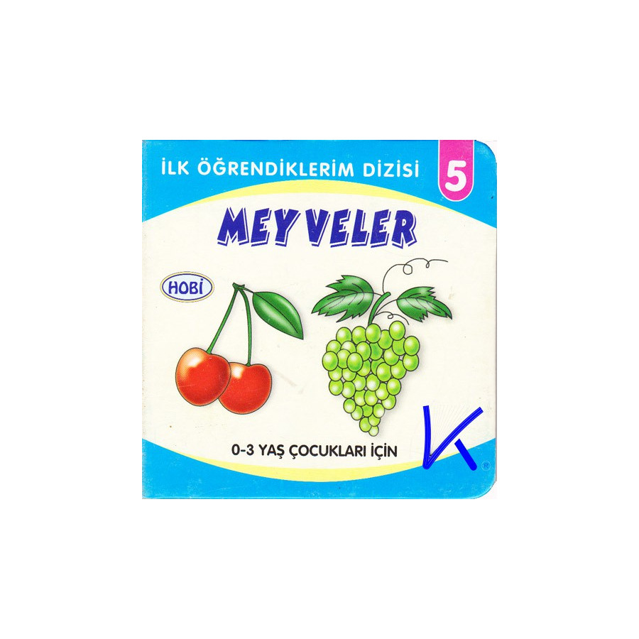 Meyveler - Ilk Öğrendiklerim dizisi - Hobi - Sert karton kitap