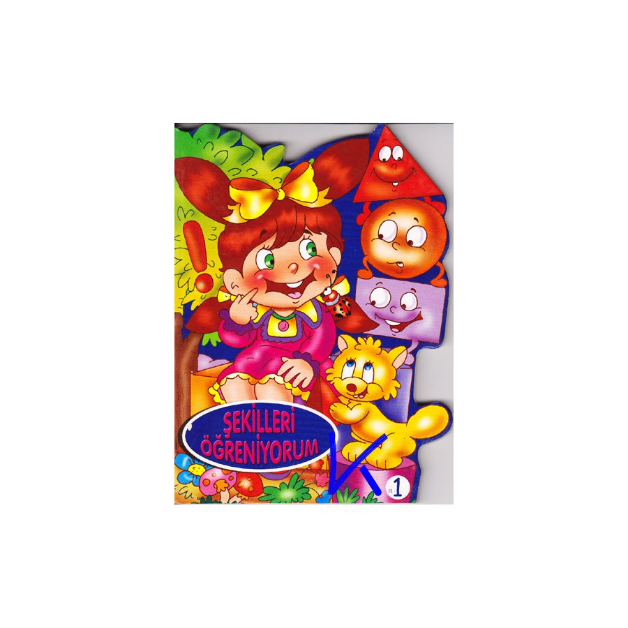Şekilleri Öğreniyorum - Sert karton sayfa kitap - Hobi