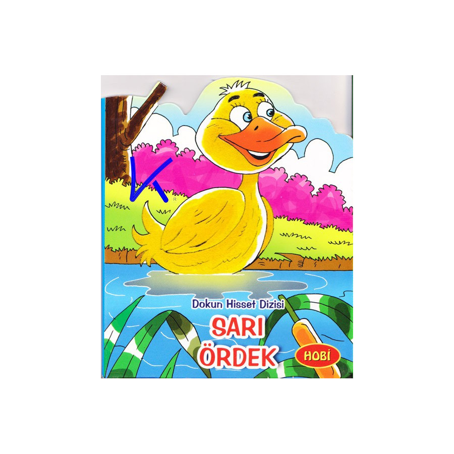 Sarı Ördek - Dokun Hisset Dizisi - Sert karton sayfa kitap - Hobi