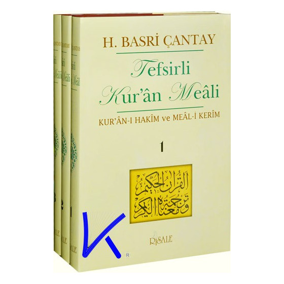Tefsirli Kur'an Meali - Kuran-ı Hakim ve Meali Kerim - 3 cilt - Hasan Basri Çantay