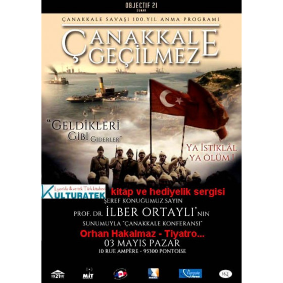 03.05.15 pazar günü Paris Pontoise programında kitap, CD ve hediyelik sergisi