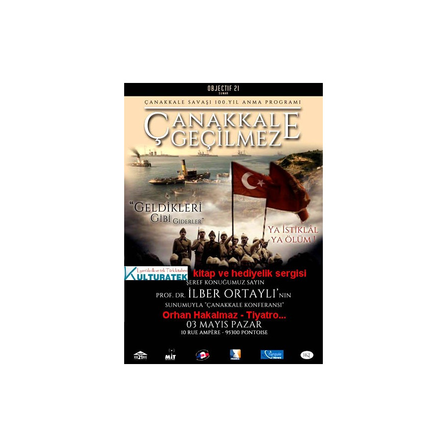 03.05.15 pazar günü Paris Pontoise programında kitap, CD ve hediyelik sergisi