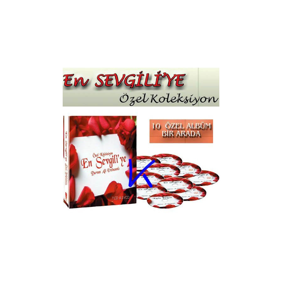 En Sevgili'ye Özel Koleksiyon Set - Dursun Ali Erzincanlı - 7 CD + 3 VCD