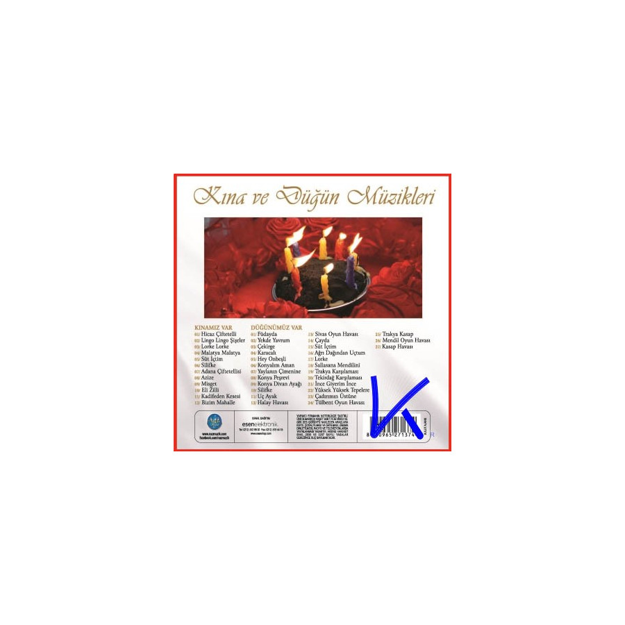 Kına ve Düğün Müzikleri - 2 CD set - Oyun Havaları