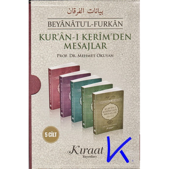 Kur'an-ı Kerim'den Mesajlar - 5 cilt takım - Beyanatül Furkan - Mehmet Okuyan, pr dr