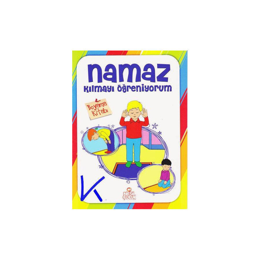 Namaz Kılmayı Öğreniyorum - Boyama Kitabı - Erkek