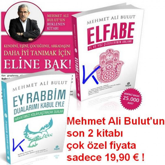 Elfabe + Hayatımızı Kolaylaştıran Dualar - Mehmet Ali Bulut'un son 2 kitabı seti