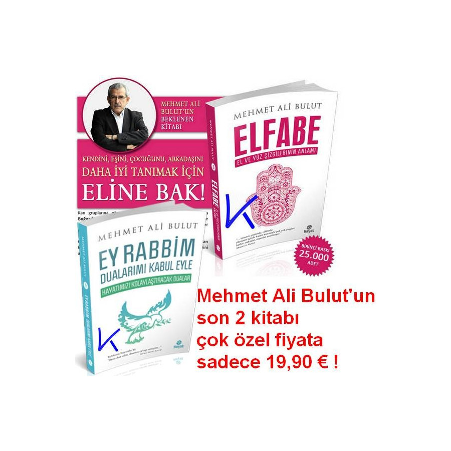 Elfabe + Hayatımızı Kolaylaştıran Dualar - Mehmet Ali Bulut'un son 2 kitabı seti