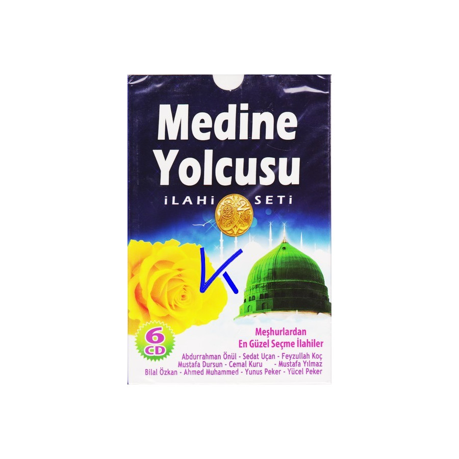 Medine Yolcusu Ilahi Seti - 6 CD - Abdurrahman Önül, Sedat Uçan, Feyzullah Koç, Mustafa Dursun, Cemal Kuru ...