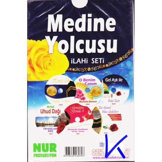 Medine Yolcusu Ilahi Seti - 6 CD - Abdurrahman Önül, Sedat Uçan, Feyzullah Koç, Mustafa Dursun, Cemal Kuru ...