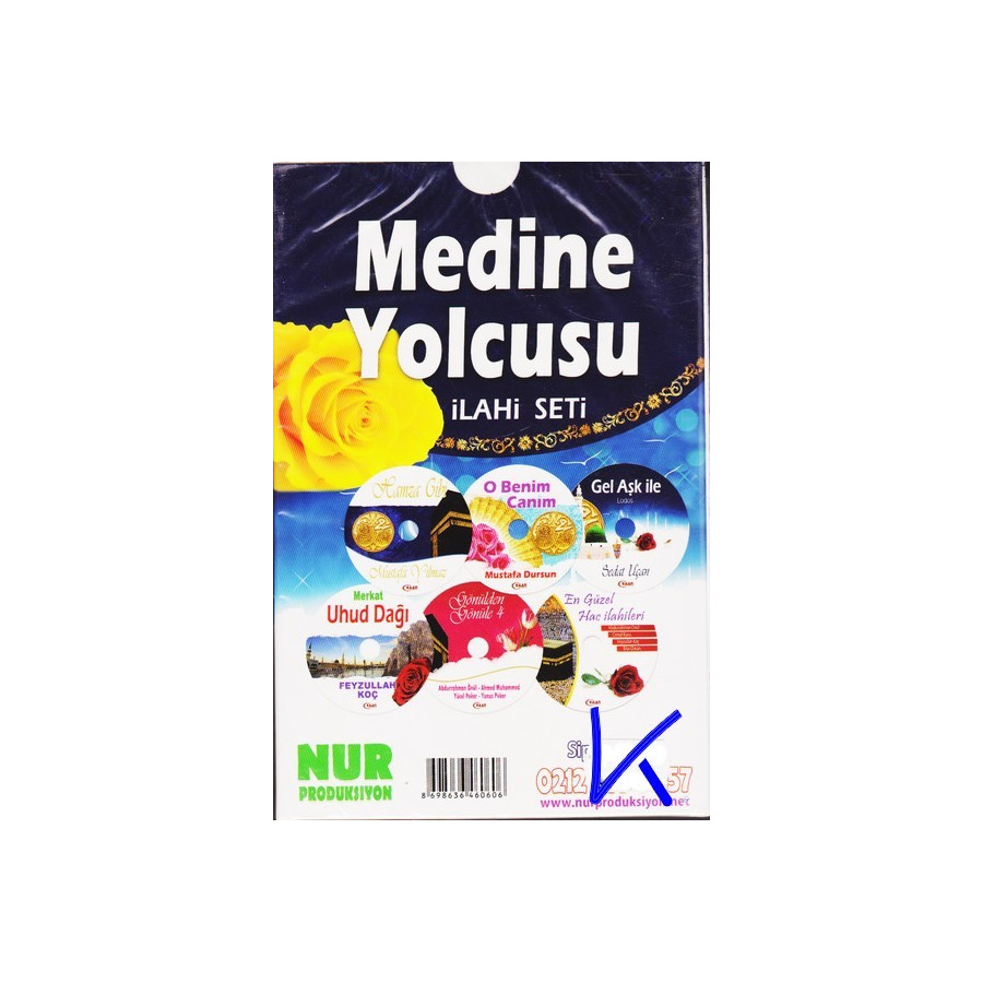 Medine Yolcusu Ilahi Seti - 6 CD - Abdurrahman Önül, Sedat Uçan, Feyzullah Koç, Mustafa Dursun, Cemal Kuru ...