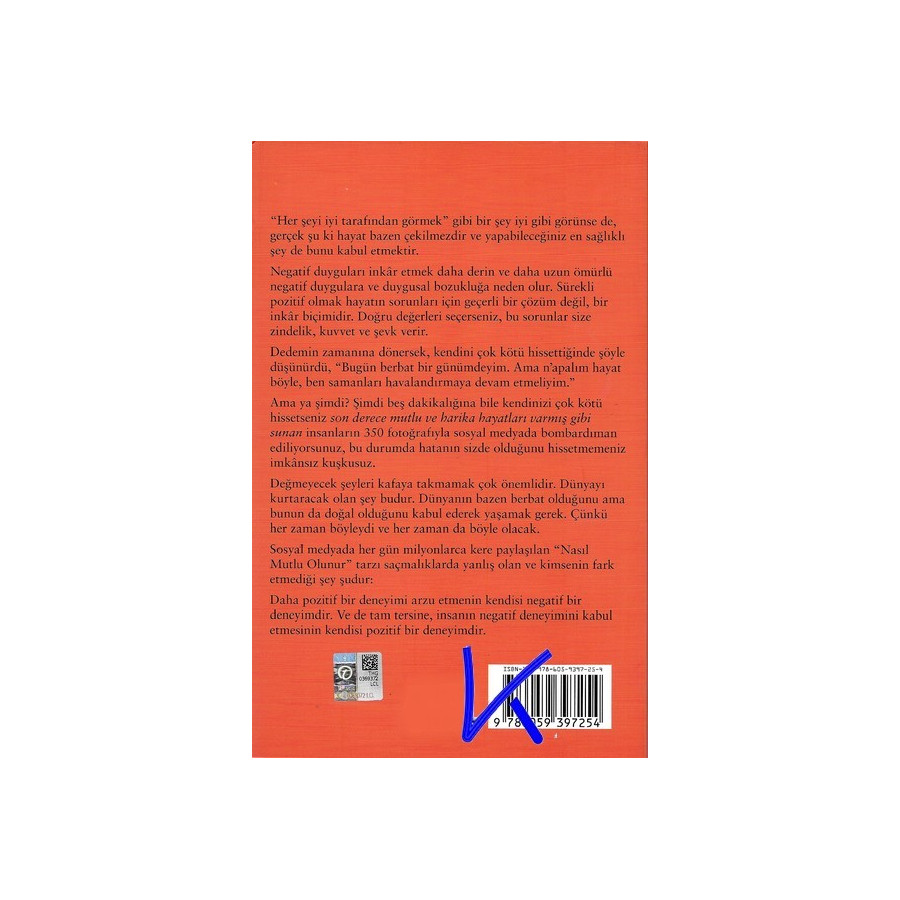 Ustalık Gerektiren Kafaya Takmama Sanatı - Mark Manson