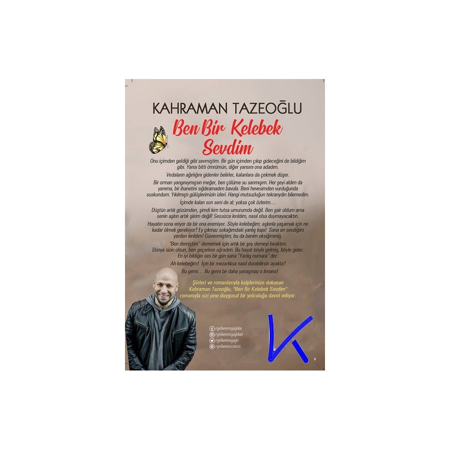 Ben Bir Kelebek Sevdim - Kahraman Tazeoğlu
