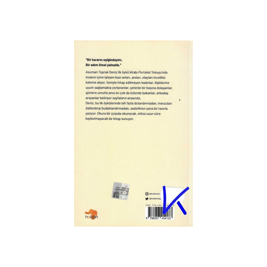 Portakal Yokuşu - Kadın Hikayeleri - Asuman Toprak Deniz