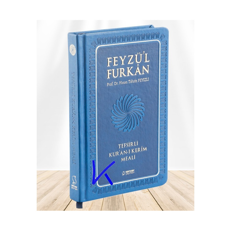Feyzü'l Furkan - Tefsirli Kur'an-ı Kerim Meali - orta boy, ciltli, lacivert