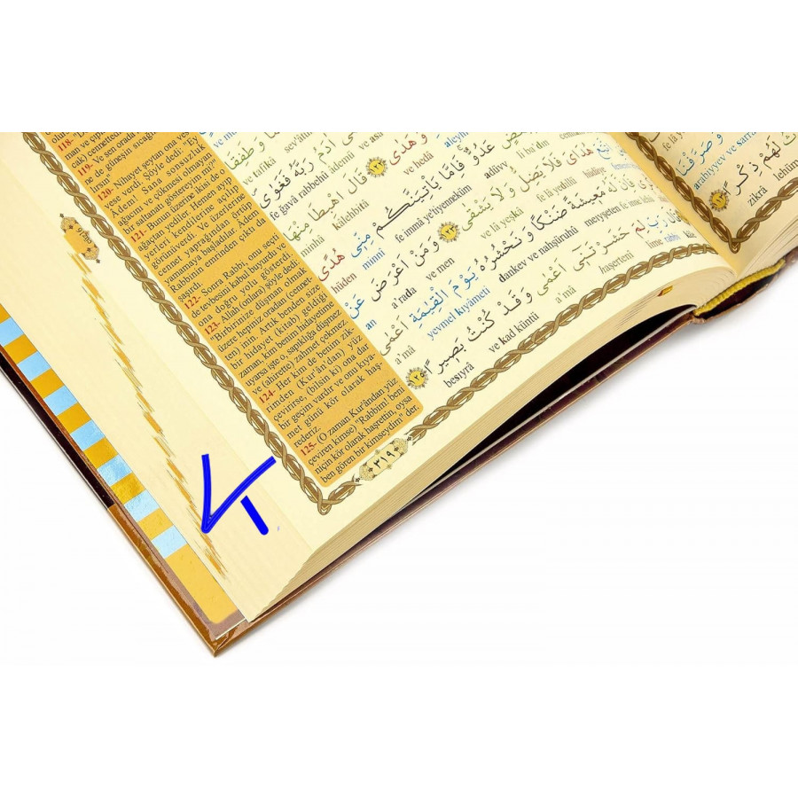 Kur'an-ı Kerim ve Satır Arası Renkli Kelime Kelime Türkçe Okunuşu, bilgisayar hatlı, tecvidli - Elmalılı Hamdi Yazır - haktan