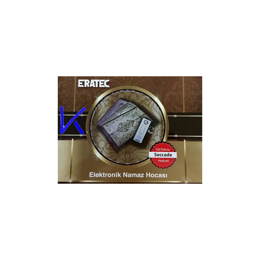 Sesli Seccade - Elektronik Namaz Hocası - Sesli Kulaklıklı Gül Kokulu Seccade - Eratec