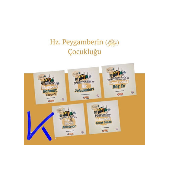 Peygamber Efendimizin (sav) Çocukluğu (5 kitap set)
