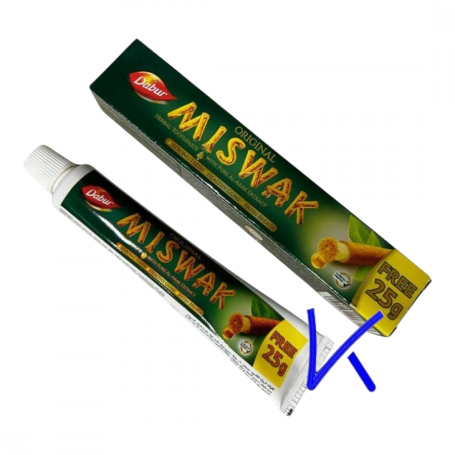 Misvaklı Diş Macunu - Miswak - Dentifrice au Siwak