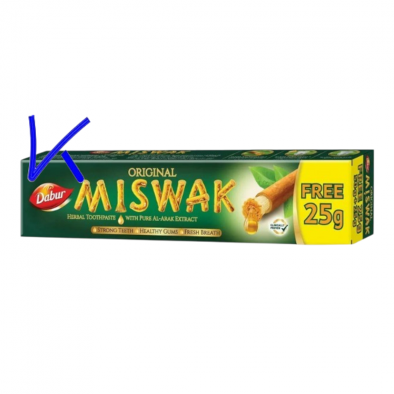 Misvaklı Diş Macunu - Miswak - Dentifrice au Siwak