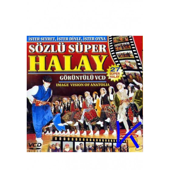 Halay, Sözlü 27 süper halay - Görüntülü VCD